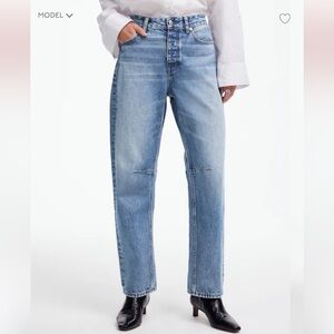 Madewell The Darted Barrel-Leg Jeans Size 26